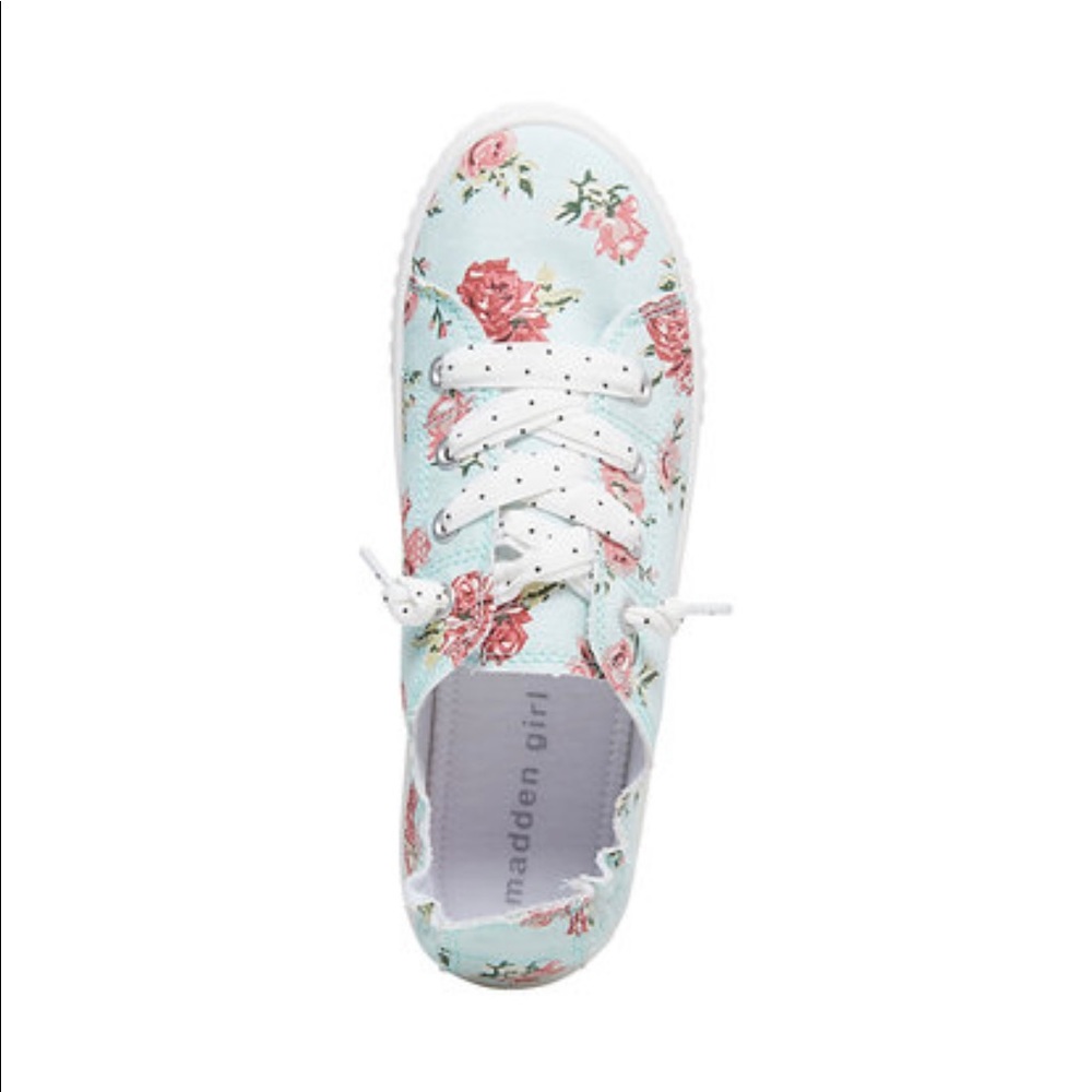 Madden Girl Marisa Sneakers Light Blue Floral